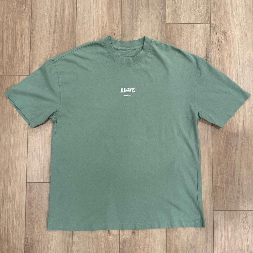 AllSaints oversized t-shirt maple green Size Large